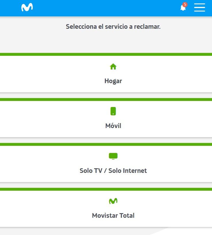 Reclamos Movistar